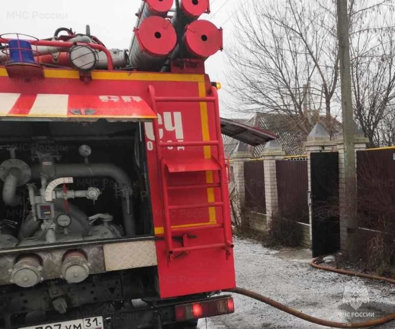 Полная ликвидация пожара в селе Никольское Белгородского района